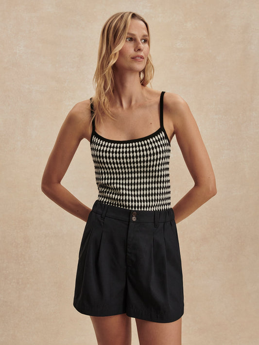 Varley Black Tansy Woven Short 3