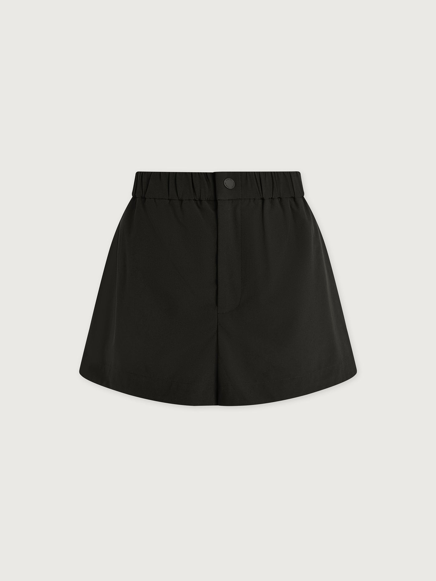Varley Black Nila Mid Rise Short