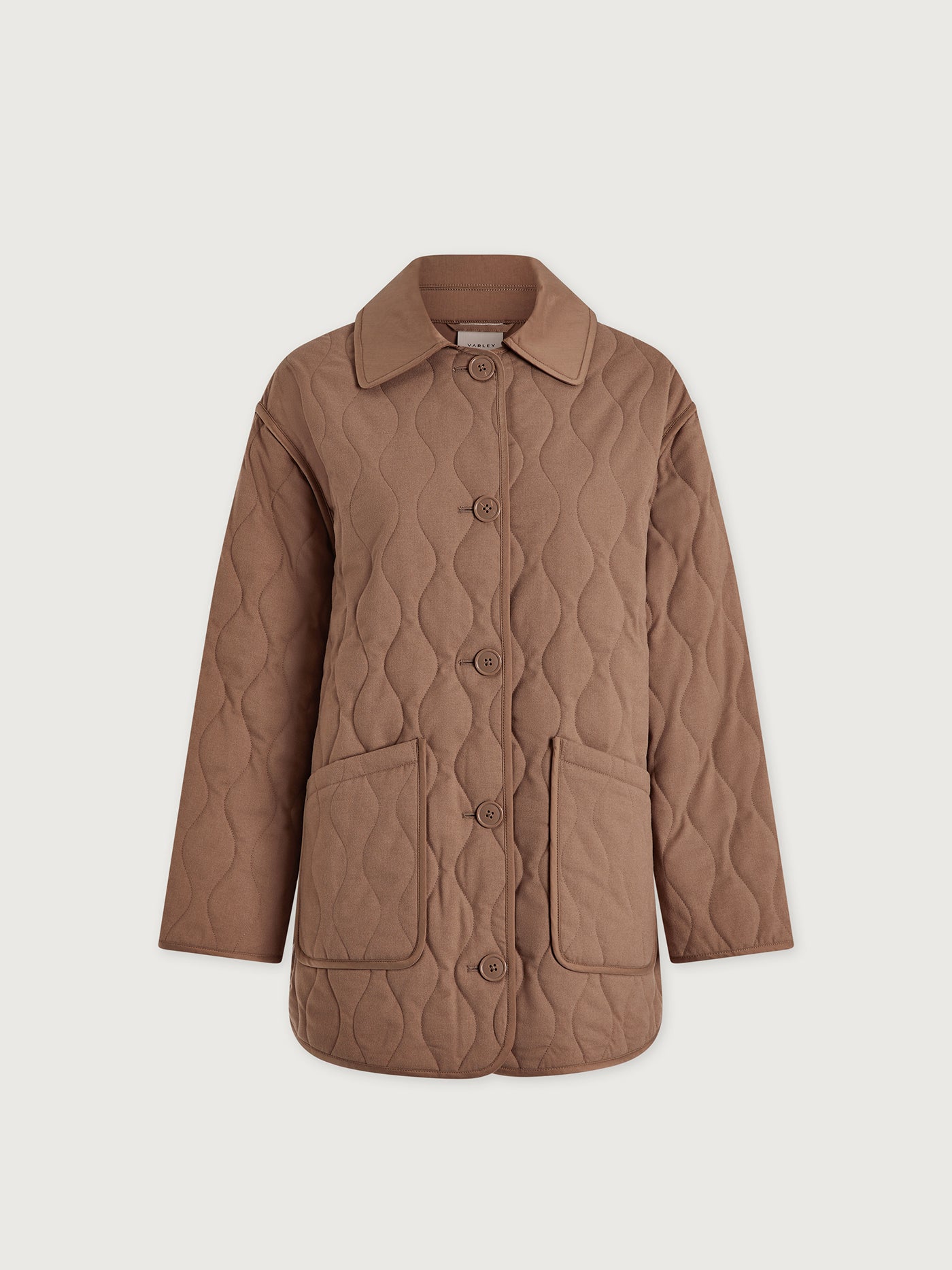 Varley Ash Taupe Wilson Relaxed Jacket