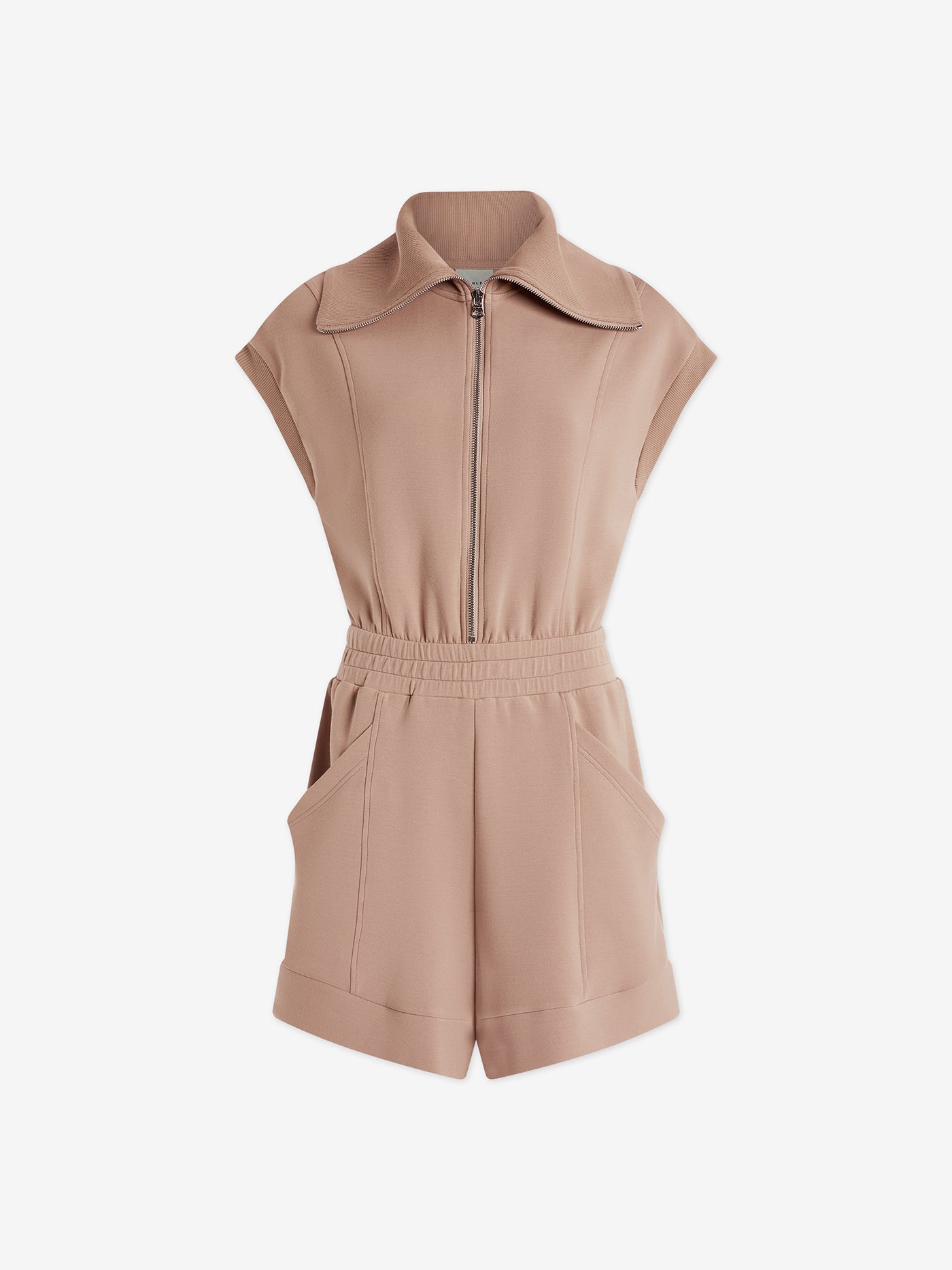 Varley Light Taupe Pamela Playsuit | VARLEY US