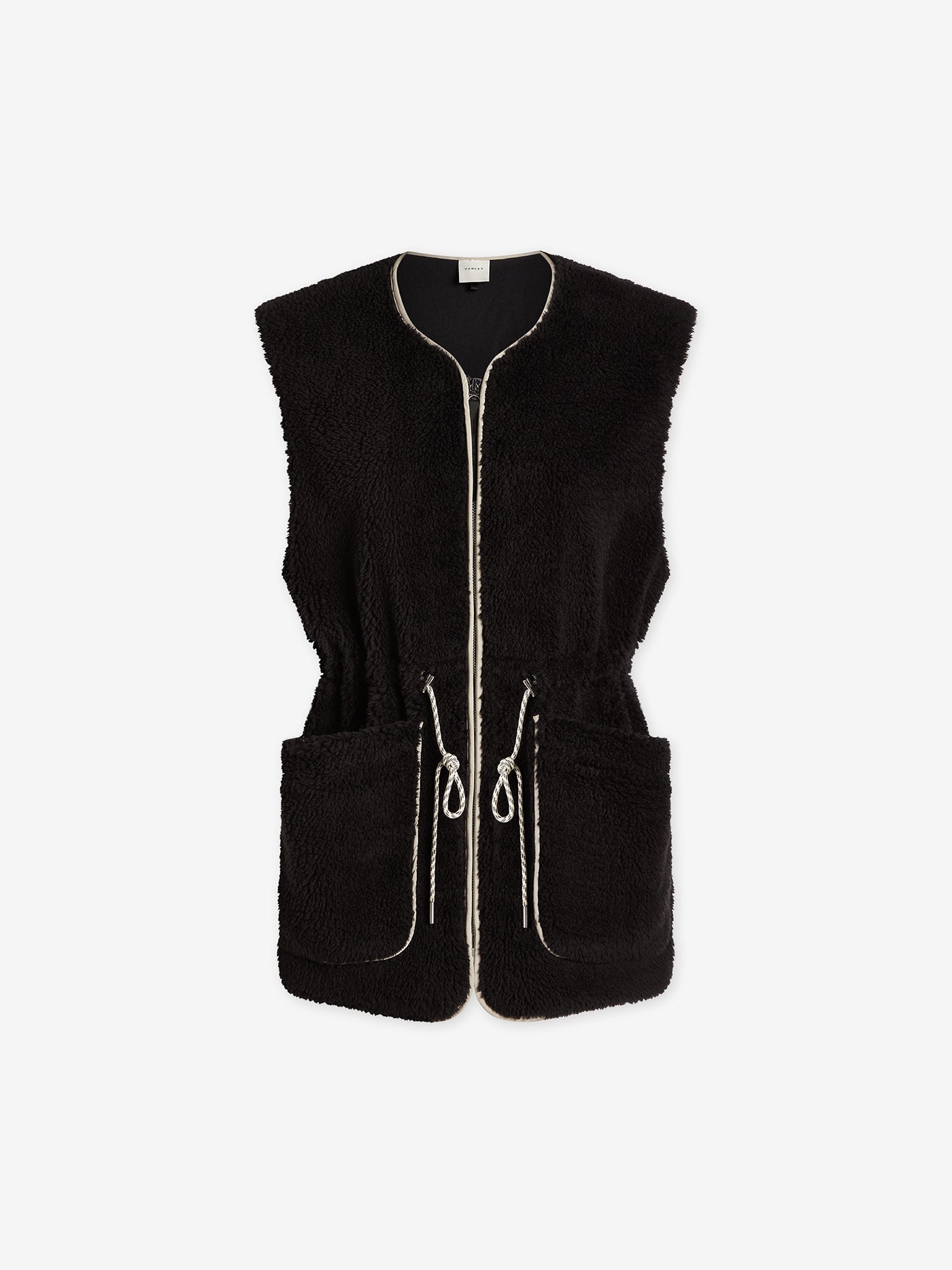 Varley Black Kestrel Sherpa Gilet | VARLEY US
