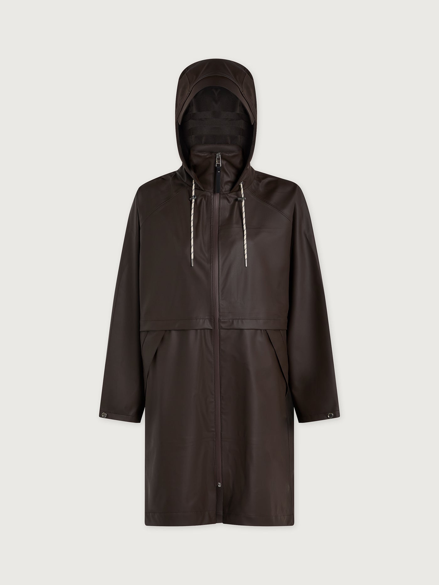 Varley Dark Truffle Kirsten Raincoat