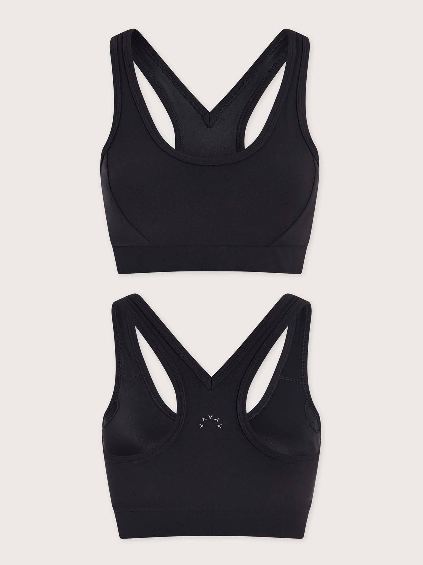 Varley Black Always Selma Bra