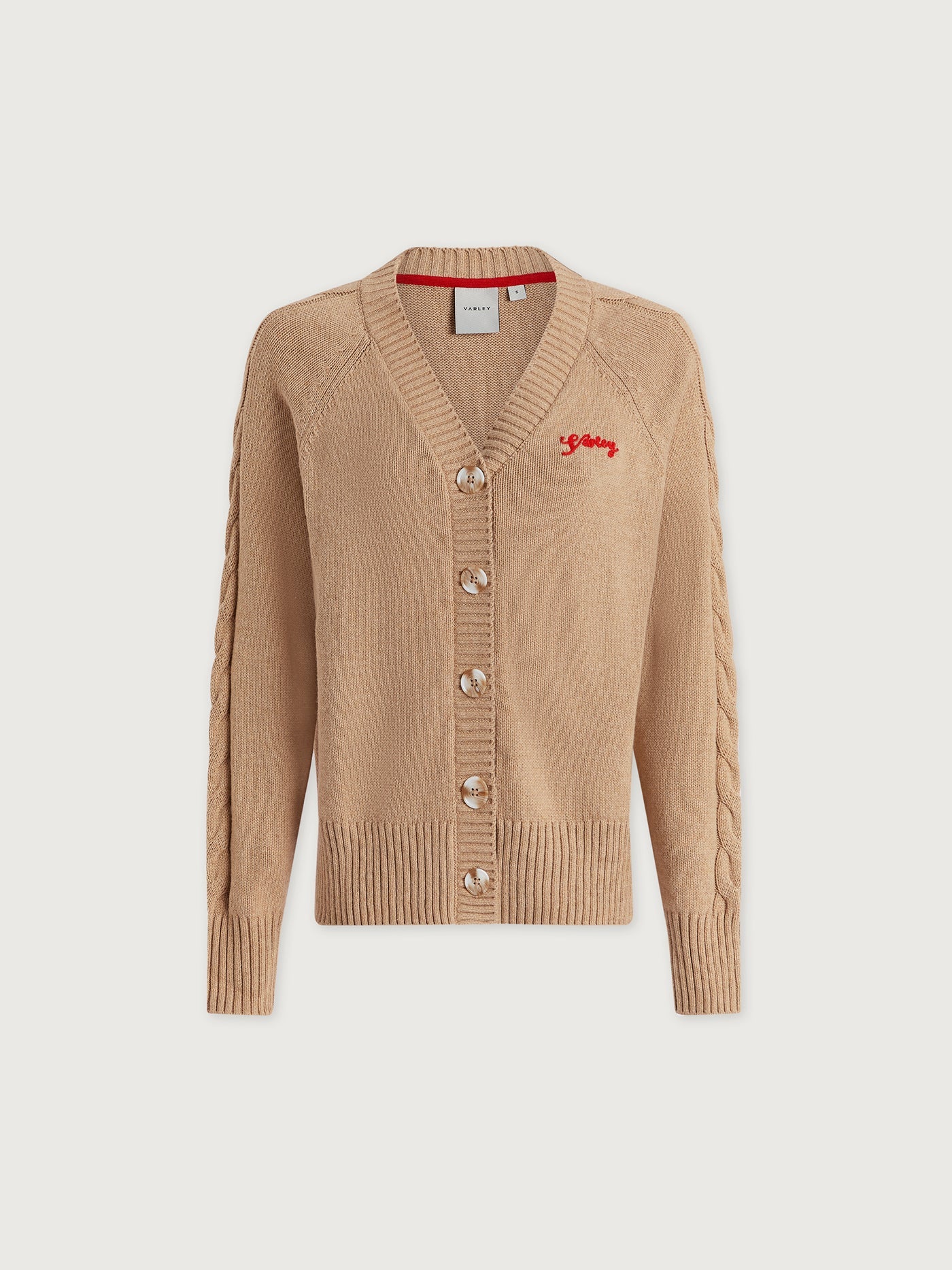 Varley Macaroon Lotte Button Through Cardigan