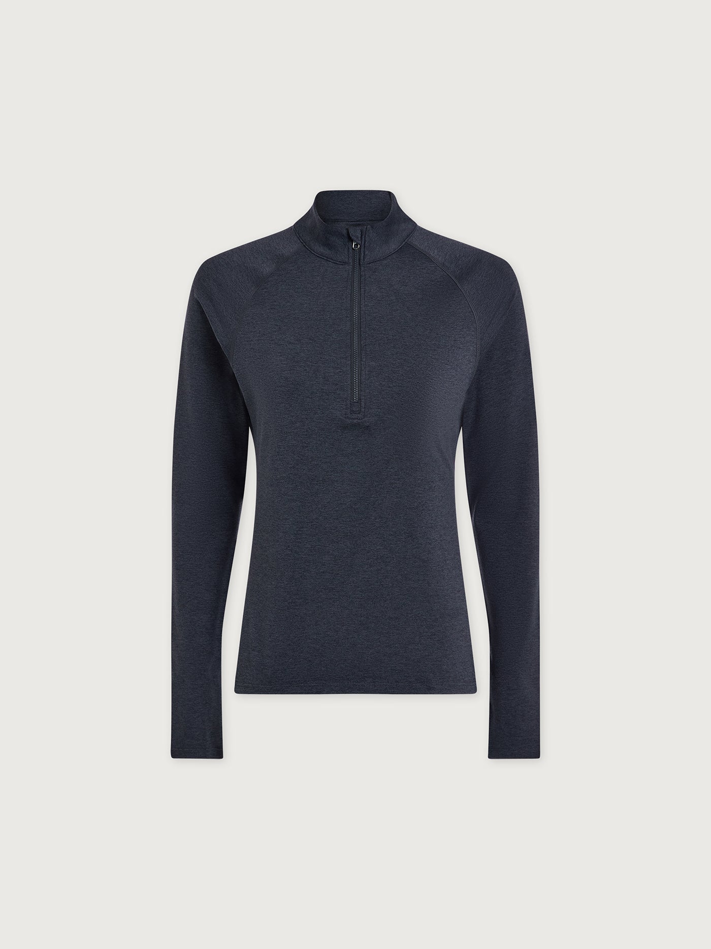Varley Black Marl Always Warm Half Zip Baselayer