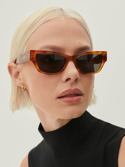 Varley Bright Tortoise Melra Sunglasses