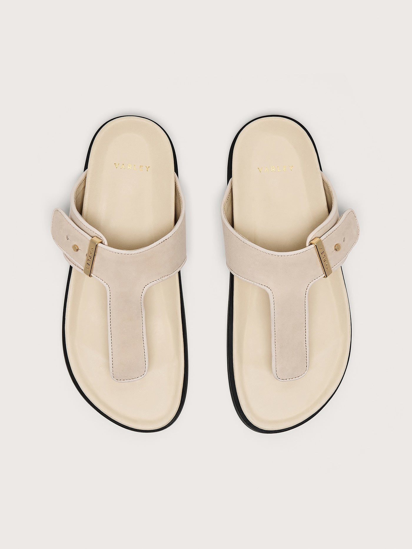 Varley Birch Aisne Toe Post Sandals Suede