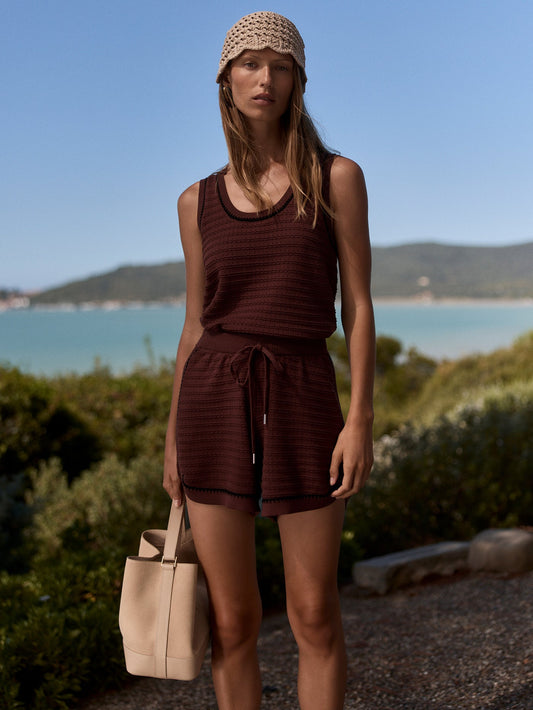 Varley Ironwood Morden Knit Shorts