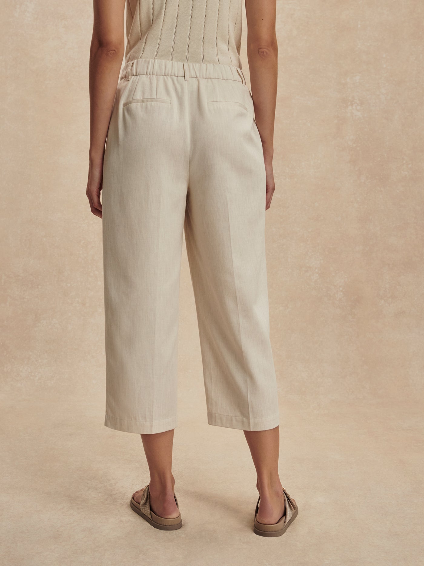 Varley Birch Marl Ellison Crop Wide Leg 24