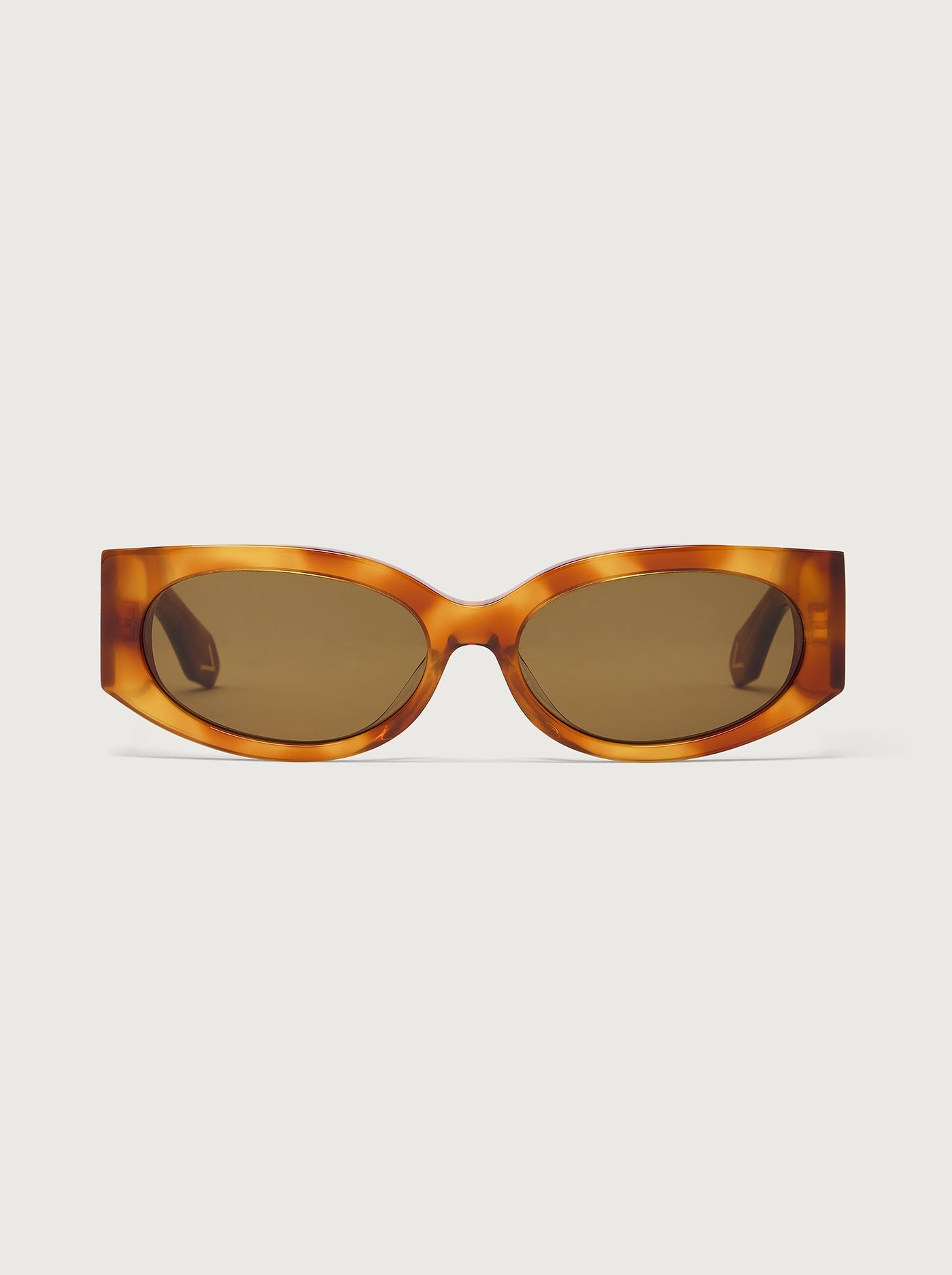 Varley Bright Tortoise Lambeth Oval Sunglasses