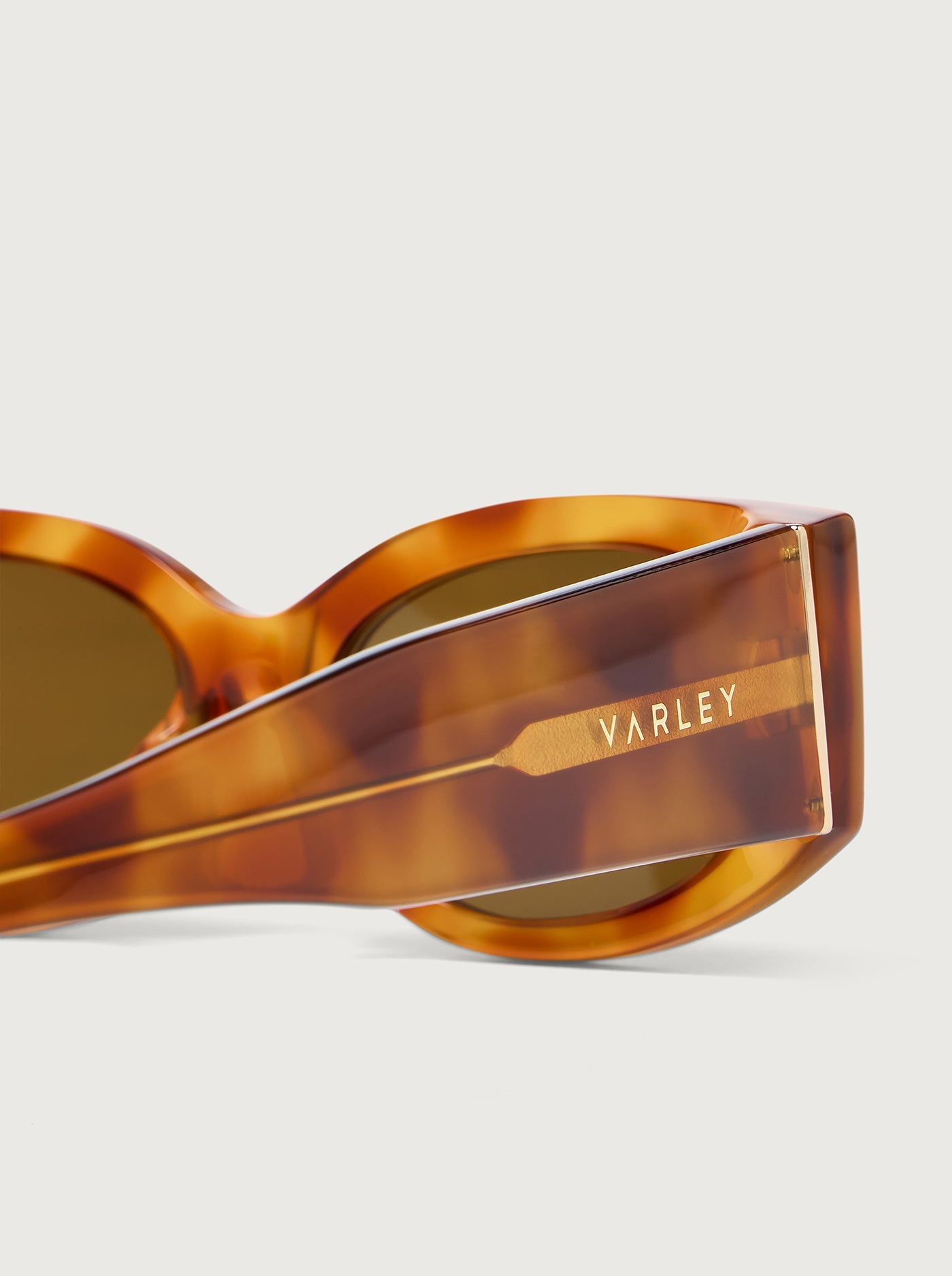 Varley Bright Tortoise Lambeth Oval Sunglasses