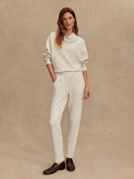 Varley Ivory Marl The Rolled Cuff Pant 28.5