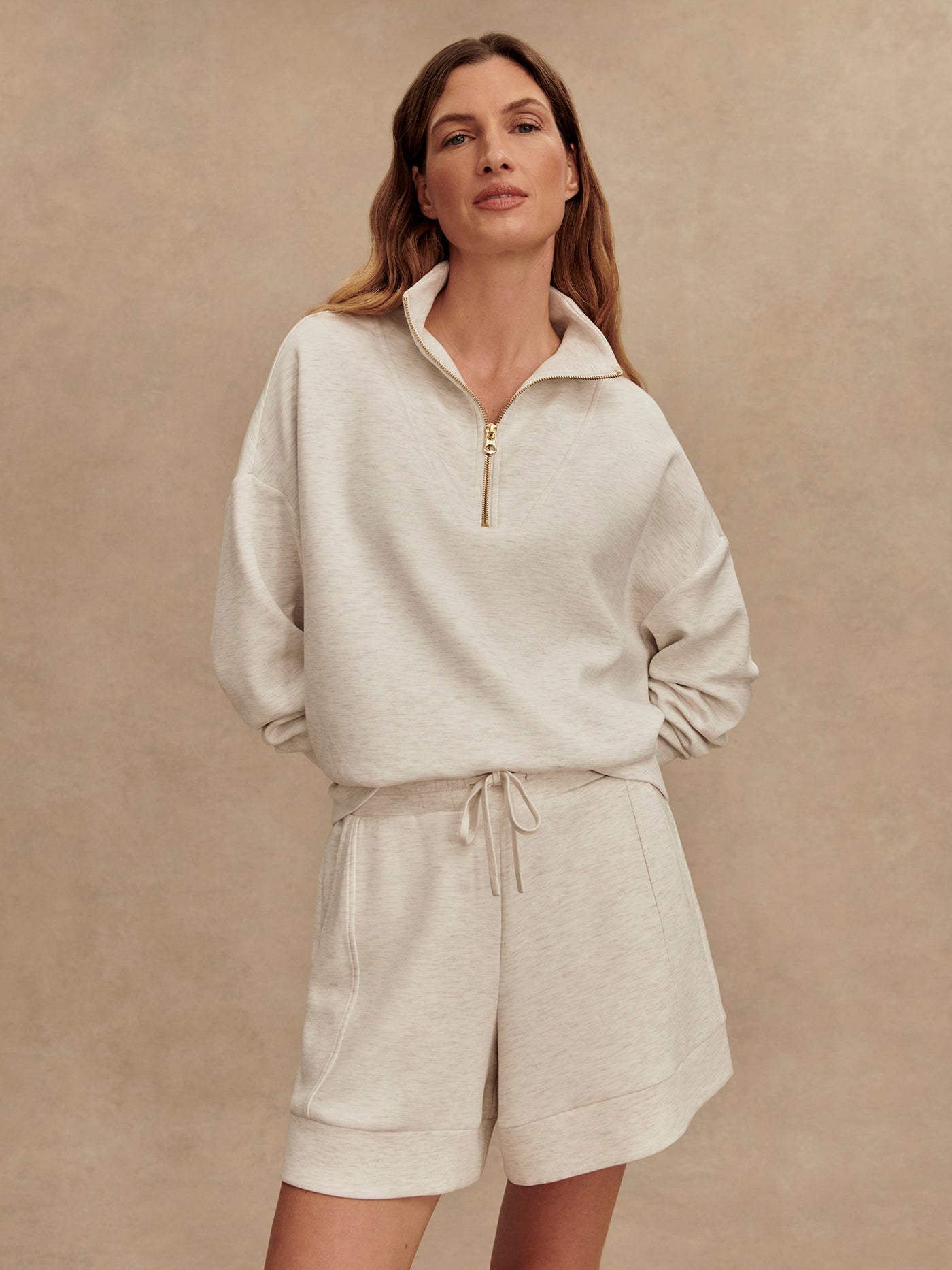 Varley Ivory Marl Alder Short | VARLEY US