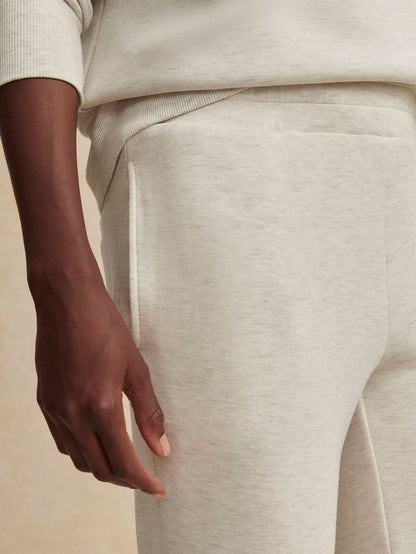 Varley Ivory Marl The Slim Cuff Pant 30