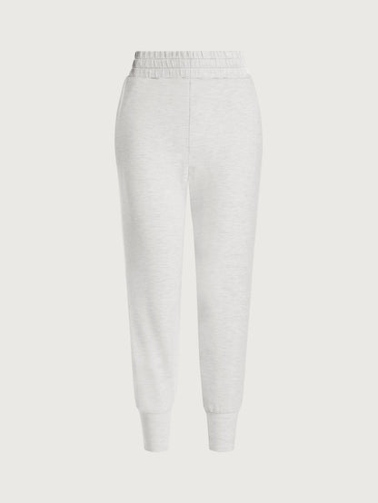 Varley Ivory Marl The Slim Cuff Pant 30