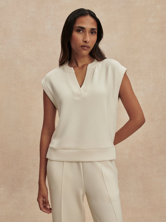 Varley Pristine Delphi V Neck Tank Top