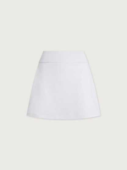 Varley White Tani High Rise Skort 14"