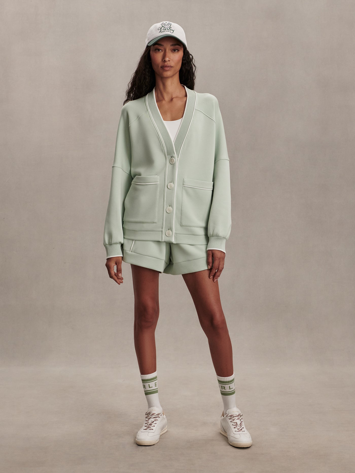 Varley Aqua Foam Scottie Cardigan