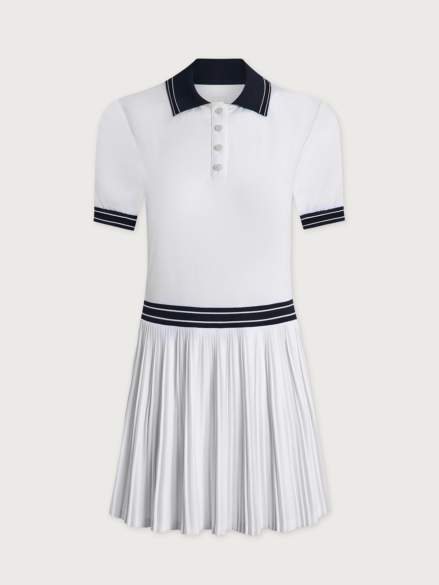Varley White Draya Court Dress 32.5"