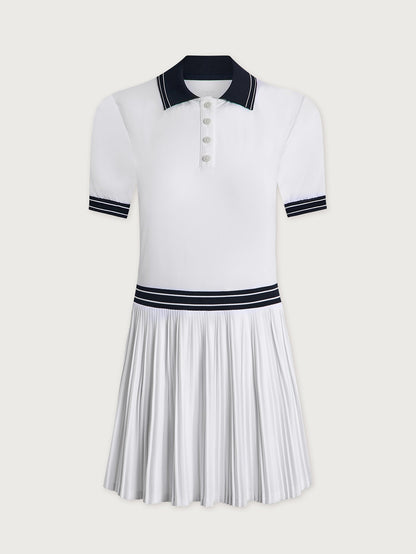 Varley White Draya Court Dress 32.5"