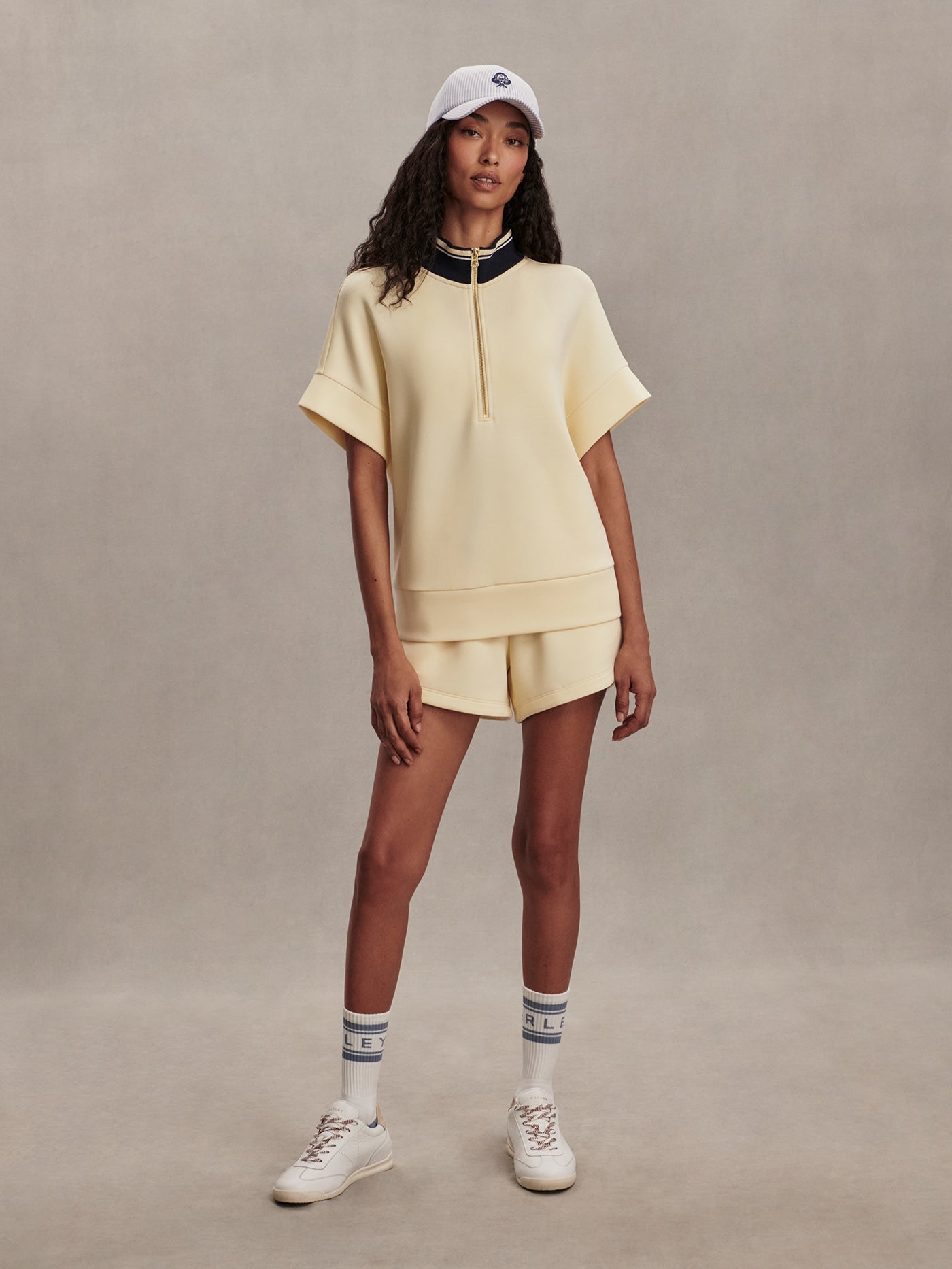 Varley Anise Flower Ritchie Short Sleeve Sweatshirt 2.0