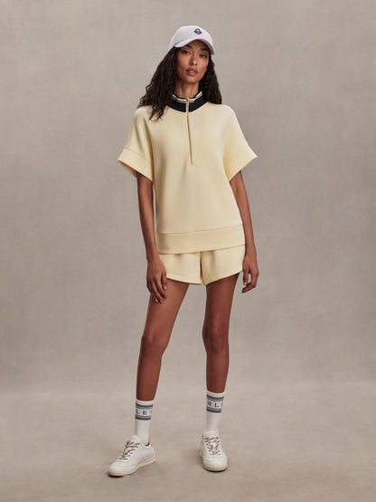 Varley Anise Flower Ritchie Short Sleeve Sweatshirt 2.0