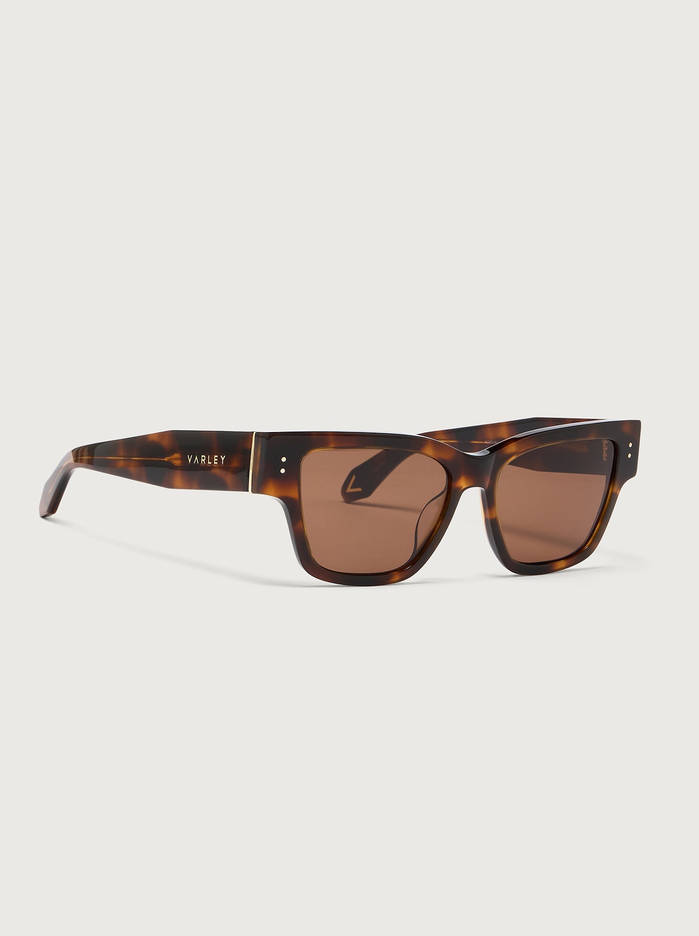 Varley Tortoise Alber Square Sunglasses