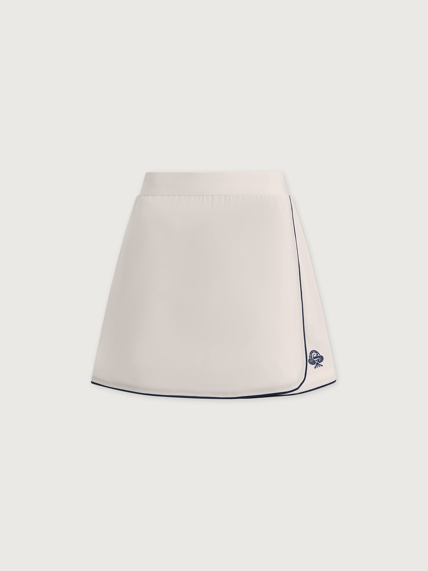 Varley White Anaya Mid Rise Skort 13.5