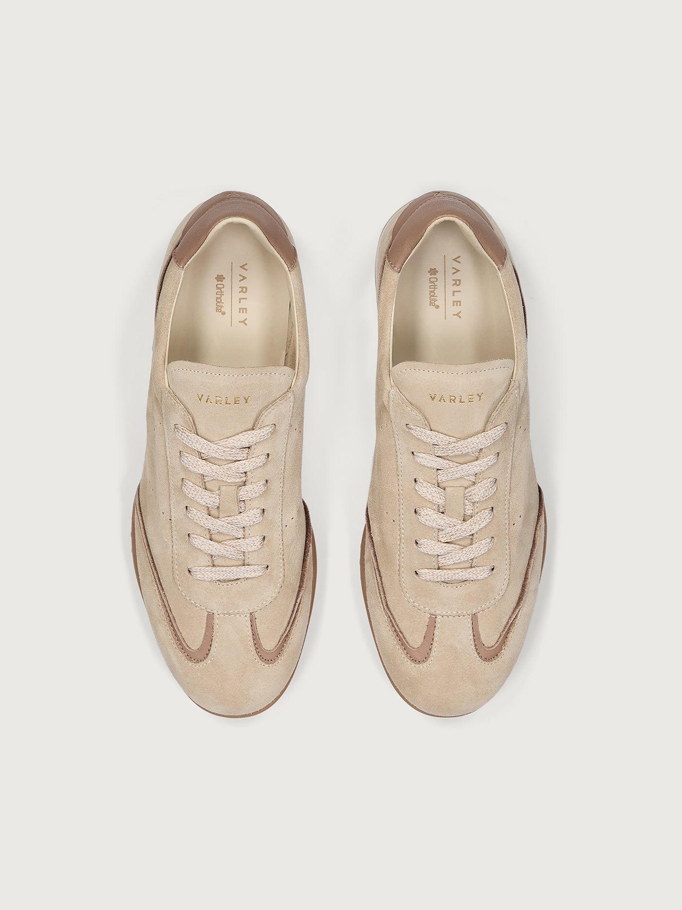 Varley White Pepper Asmei Sneaker Suede