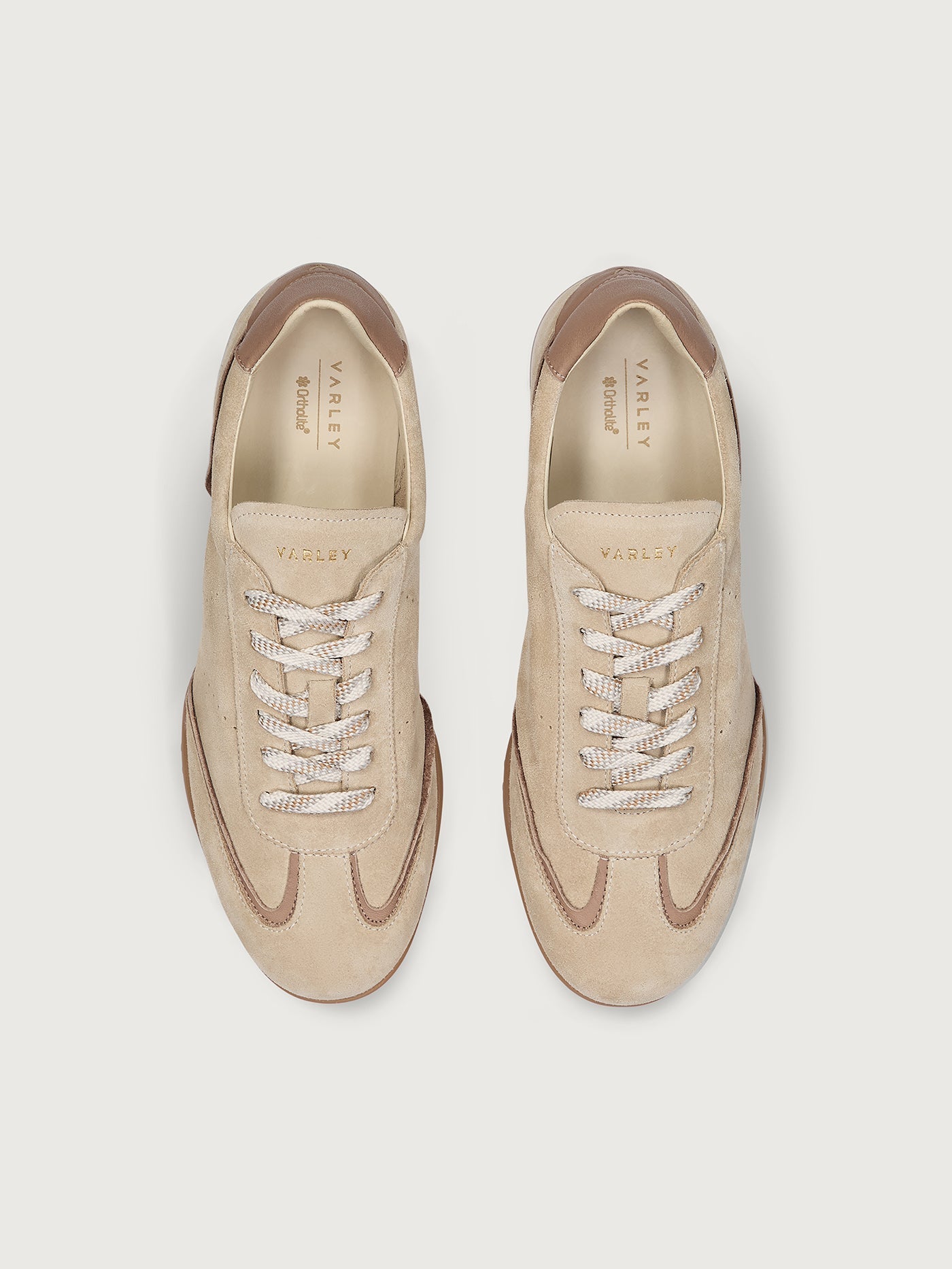 Varley White Pepper Asmei Sneaker Suede