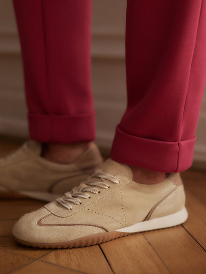 Varley White Pepper Asmei Sneaker Suede