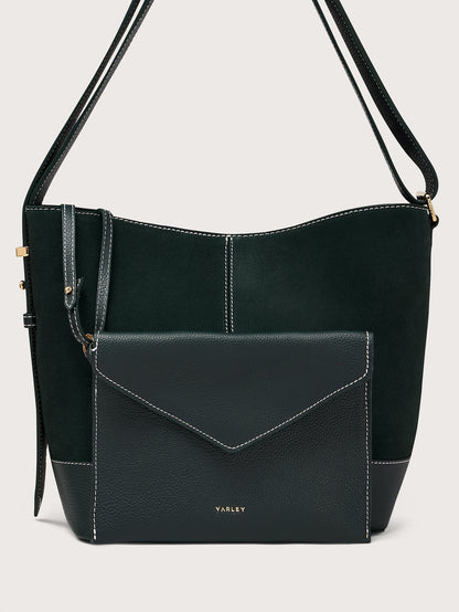 Varley Forest Heath Bucket Bag Medium Suede - Modern Suede Bucket Bag