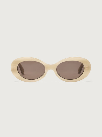 Varley Birch Mock Horn Bethnall Oval Sunglasses