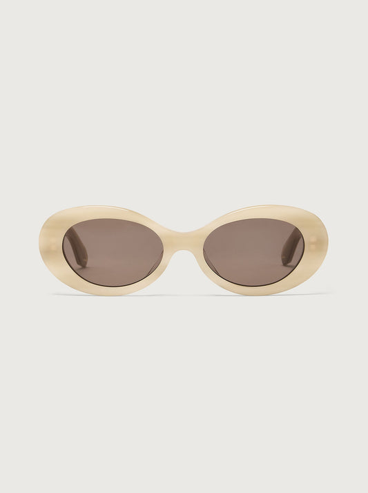 Varley Birch Mock Horn Bethnall Oval Sunglasses