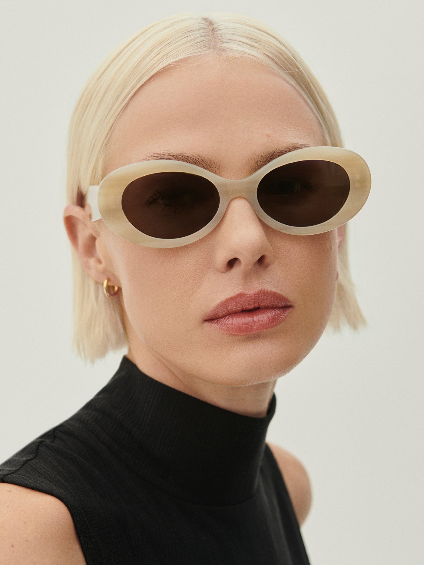 Varley Birch Mock Horn Bethnall Oval Sunglasses