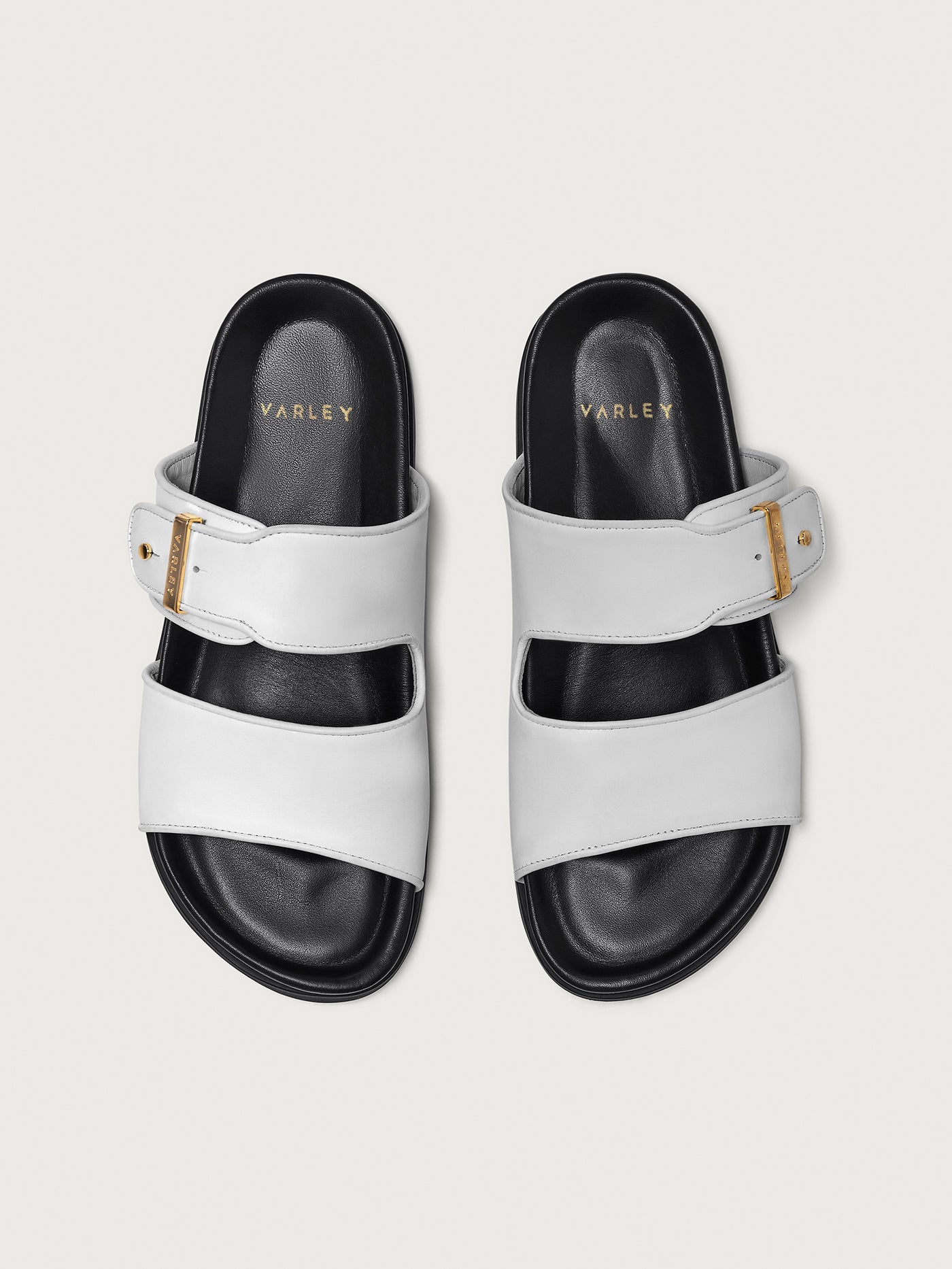 Varley White Latona Nappa Sandal