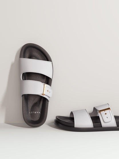 Varley White Latona Nappa Sandal