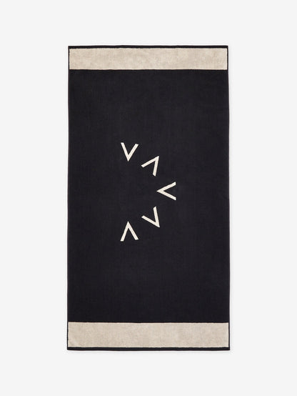 Varley Black/Sandshell Taylor Pool Towel | VARLEY US