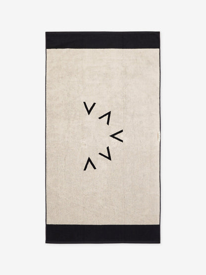 Varley Black/Sandshell Taylor Pool Towel | VARLEY US