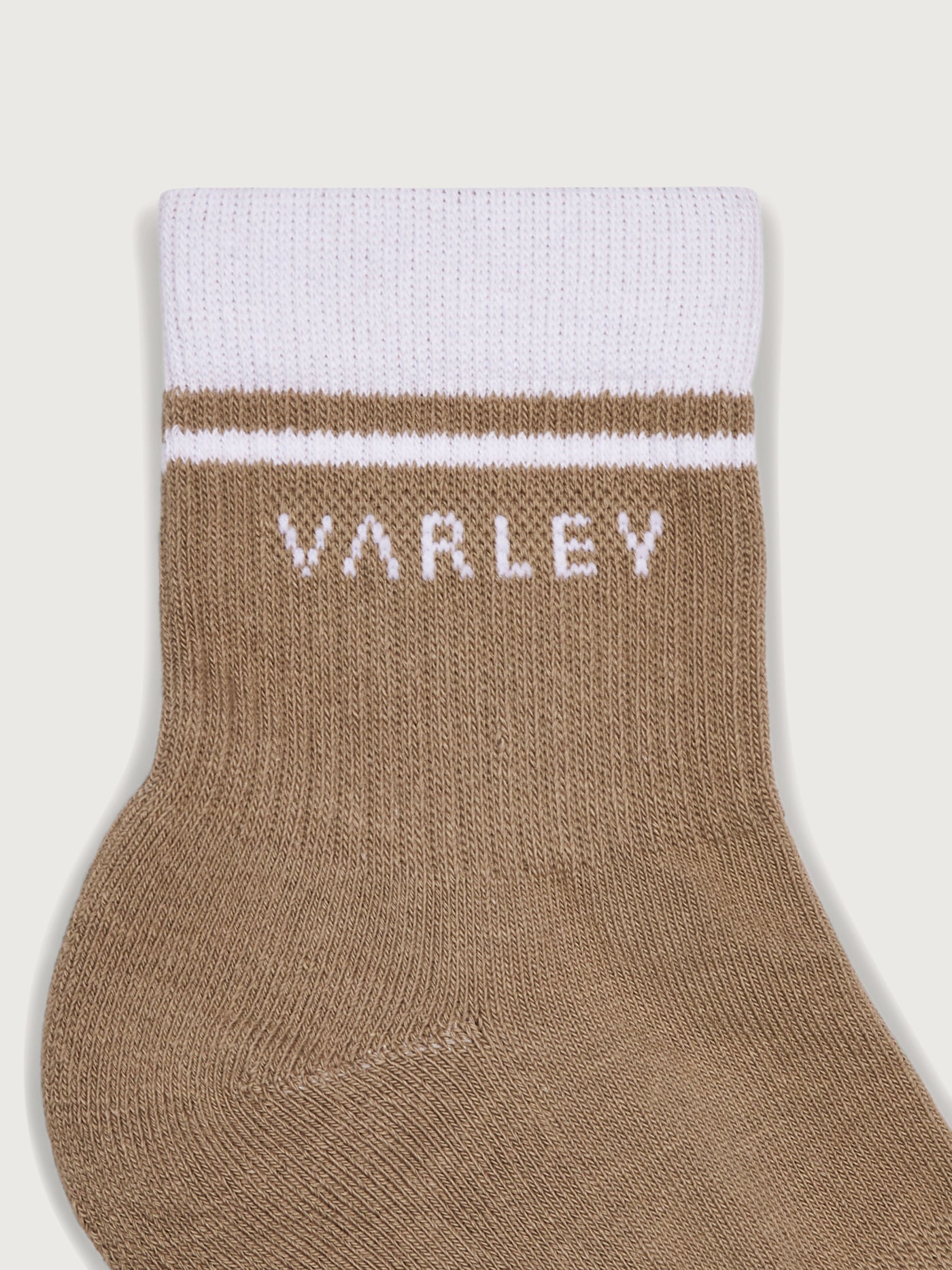 Varley Desert Taupe Lenni Half Crew Sock