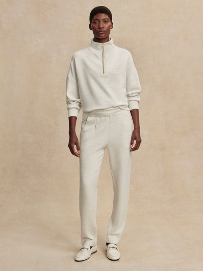 Varley Ivory Marl The Rolled Cuff Pant 25 | VARLEY US