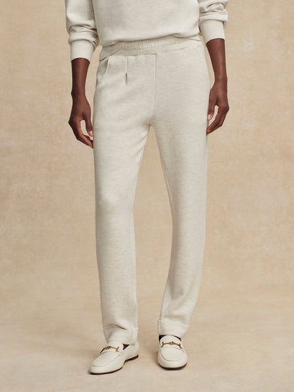 Varley Ivory Marl The Rolled Cuff Pant 25 | VARLEY US