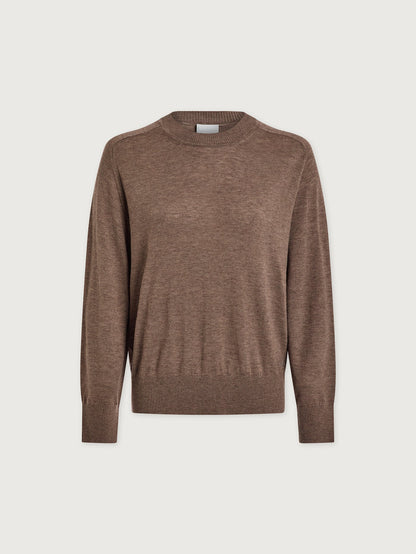 Varley Cinder Marl Fincham Knit Sweater