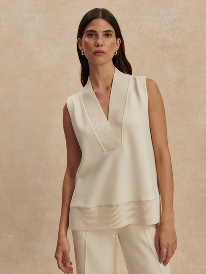 Varley Pristine Freida V Neck Tank