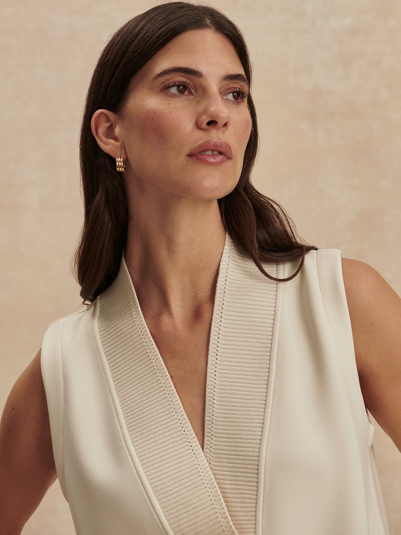 Varley Pristine Freida V Neck Tank