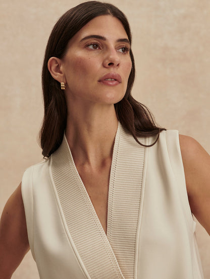Varley Pristine Freida V Neck Tank