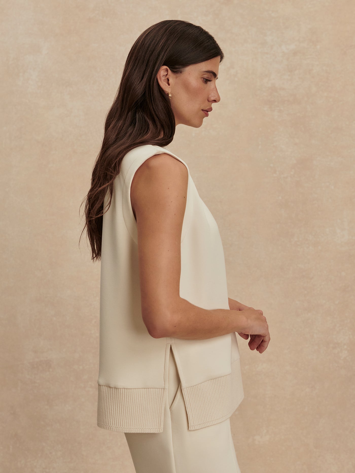 Varley Pristine Freida V Neck Tank