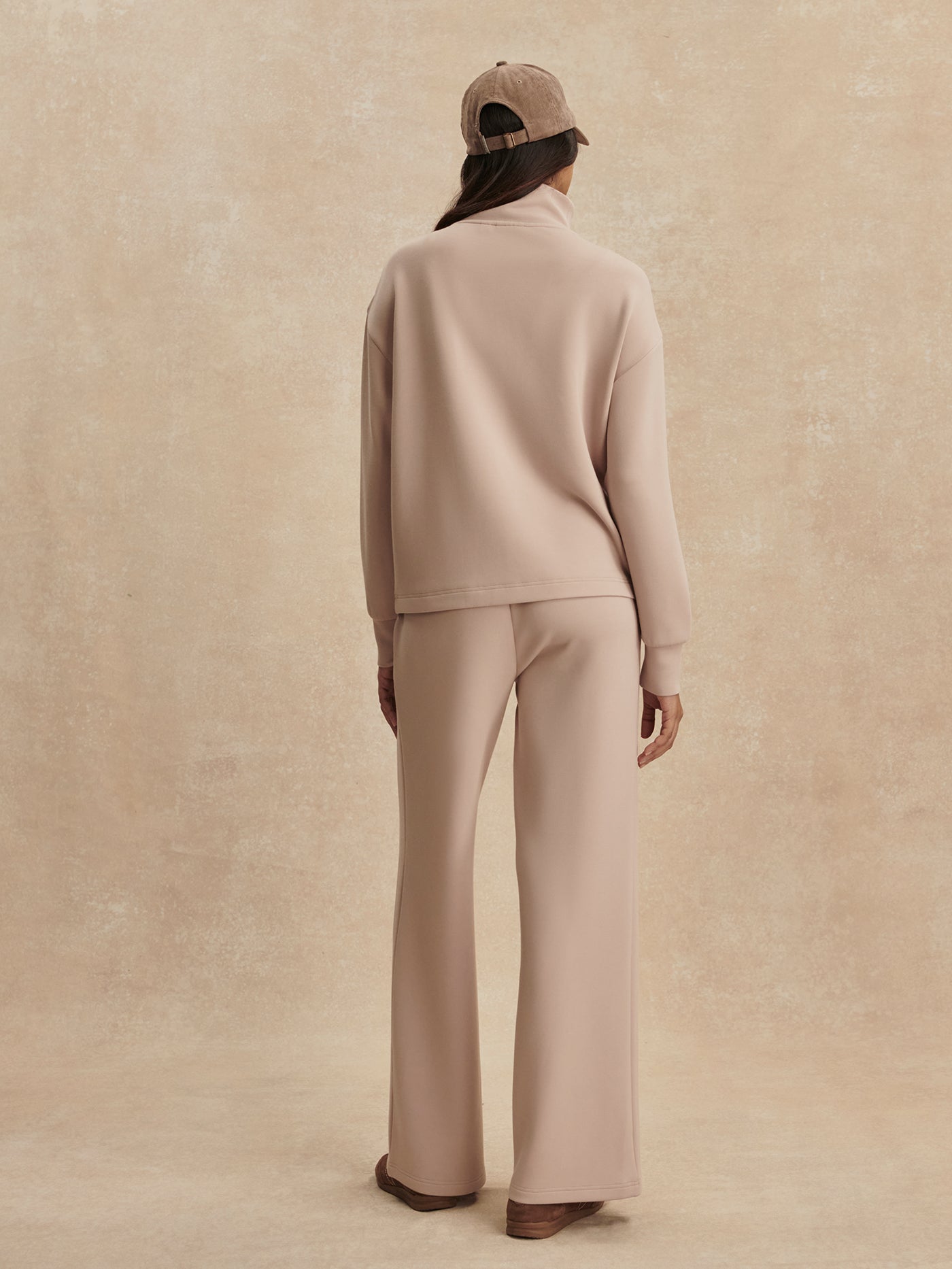 Varley Mushroom Arlene Zip Through Sweat