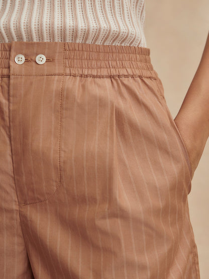 Varley Camel Stripe Marius Short 5