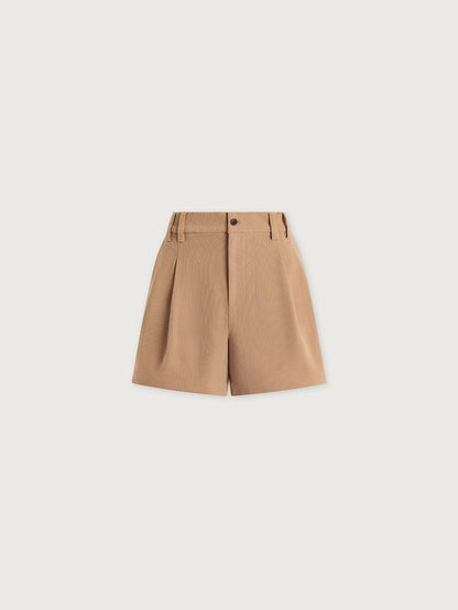 Varley Light Taupe Jorden Pleat Short 4.5